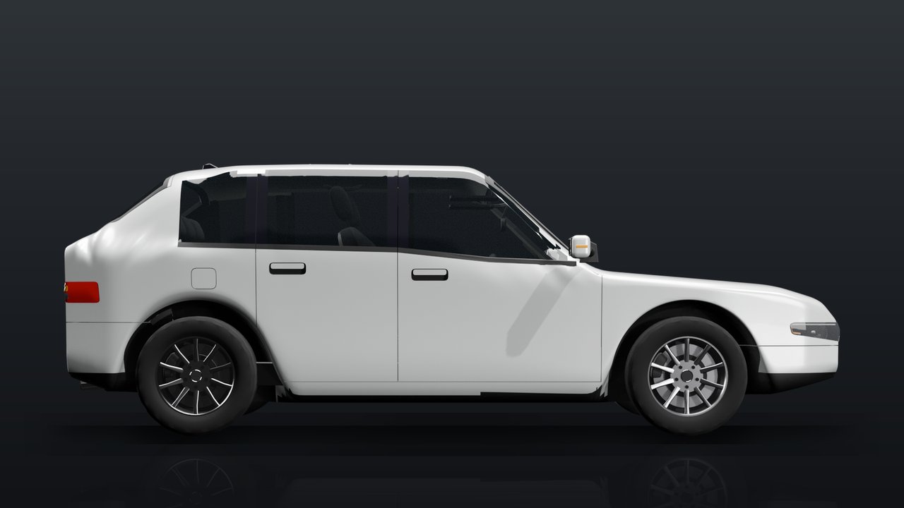 The Oxmore Scurra from the side.