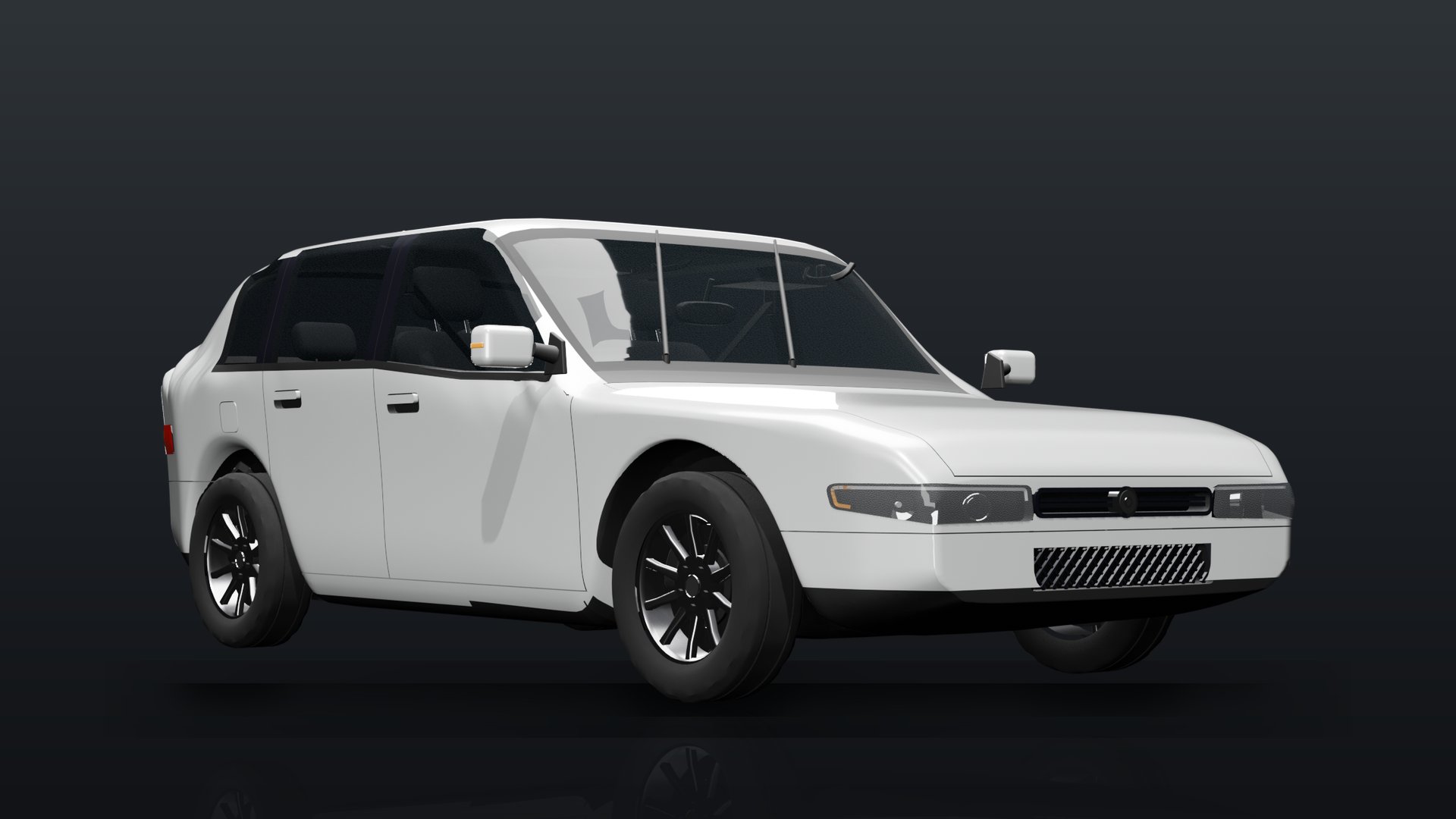The Oxmore Scurra in Fridge White, a three-quarter front view.
